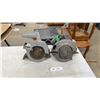 Image 1 : Two Circular Saws, Porter Cable Heavy Duty 7 1/4” and Black and Decker 7 1/4”