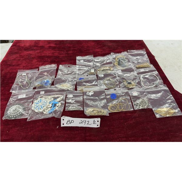 Assorted Fashion Jewelry, Necklaces, Chains, Bracelets, Pearl and Gold-Tone Pieces and More (18