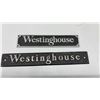 Image 1 : McCormick-Deering Tractor Tag, 2 Westinghouse Signs, Homefire and Airflite Badges