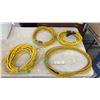 Image 1 : Four Extension Cords in Various Sizes, one needs Female End