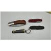 Image 6 : Vintage Rica Solingen Fixed Blade Hunting Knife with Sheath and Four Vintage Jack Knives