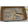 Image 2 : Assorted SAE Combination, Open-End, and Box-End Wrenches and Socket Sets on Rails