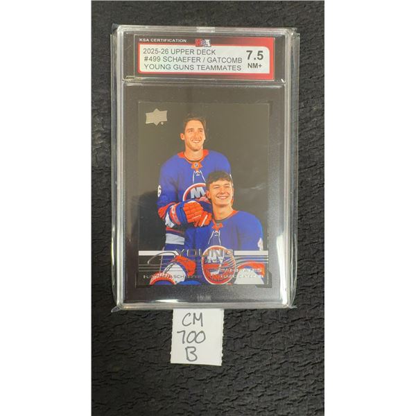 Graded Matthew Schaefer Young Guns Card