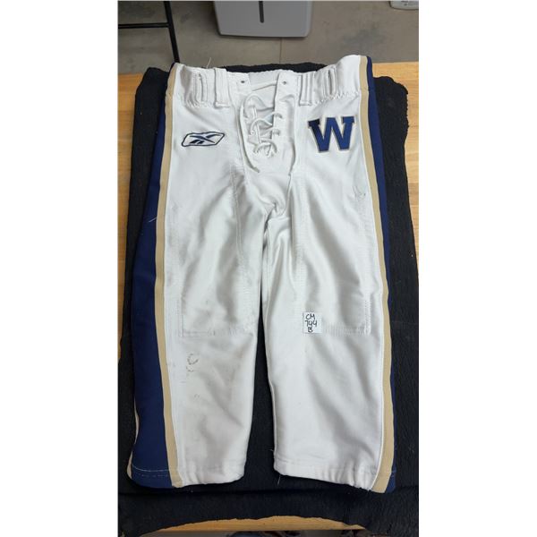 Winnipeg Blue Bombers Game Worn Pants
