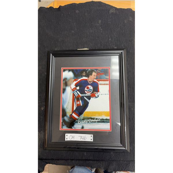 Frames Randy Carlyle Winnipeg Jets 8 × 10 Photo