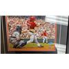 Image 5 : Signed Framed Barry Larkin Cincinnati Red 19.75” x19.75”