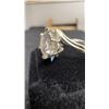 Image 4 : 925S 3.0ct Moissanite Heart Prong Ring, D, VVS1, GRA Report, White Gold Overlay, Resize-able