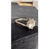 Image 5 : 925S 3.0ct Moissanite Heart Prong Ring, D, VVS1, GRA Report, White Gold Overlay, Resize-able