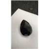 Image 2 : 2.8 Carat Natural Black Onyx Untreated Pear Cut Gemstone, 8.0mm x 11.9mm, Retail $240