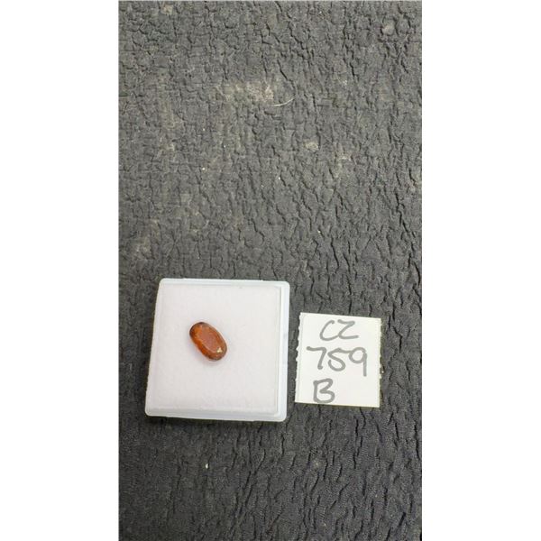 5.5 Carat Natural Untreated Garnet, Oval Cut, 7.2mm x 12.5mm, Retail $480