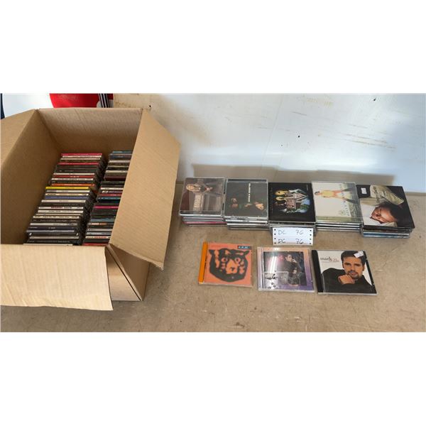 Large Lot of Assorted Music CDs, including R.E.M., Miley Cyrus, Mark Wills