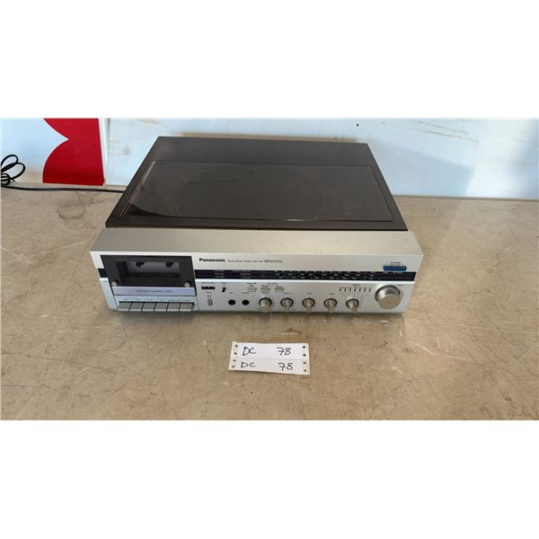Panasonic SG-V04 Stereo Music System with Turntable, Cassette Deck, and Tuner (Tested and Working)