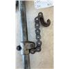 Image 2 : Vintage Hydraulic Jack with Chain Hook and Base Plate