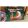 Image 4 : Two Coca-Cola Christmas Signs: "Celebrate the Joys of the Season!" 55 × 43” and "Celebrate the
