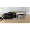 Image 6 : Lot of 7 Cameras: Vivitar, Kodak Advantix 1600 auto, Pentax auto 110, Easy Shot ES38D EV, Olympus S