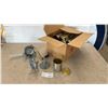 Image 1 : Ives-Way Can Sealer Model No. 400, and Box of Cans with Lids