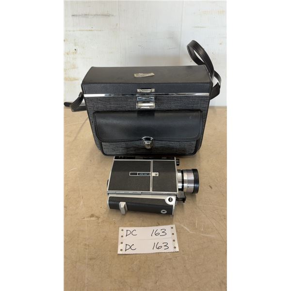 Argus Showmaster 822T Super Eight Movie Camera, f/1.8 13-38mm Zoom Lens, and Case