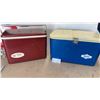 Image 1 : Two Vintage Coolers: Hudson's Bay Co. "Picnic Cooler" and Eaton "Viking" Cooler