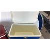 Image 5 : Two Vintage Coolers: Hudson's Bay Co. "Picnic Cooler" and Eaton "Viking" Cooler