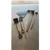 Image 1 : Garden Tools, Shovels, Rake, Leaf Rake, Cultivator and Hoe