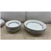 Image 5 : Myott Staffordshire China-Lyke Ware "Dior" Pattern Dinnerware Set with Plates, Bowls