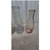 Image 2 : 7 Vintage Milk Bottles: Model Dairy, Pasteurized Safe Guard, all with labels