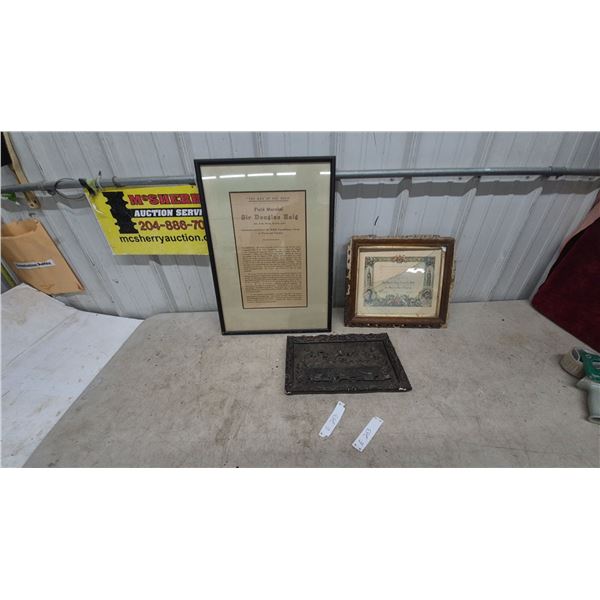 The Man of the Hour" Sir Douglas Haig Framed Print, King George VI and Queen Elizabeth Framed