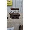 Image 3 : Antique Sad Irons and Trivets: 2 Cast Iron Sad Irons, 2 Cast Iron Trivets
