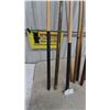 Image 2 : Assorted Pool Cues: Wood Pool Cues, ) Carved Wood Pool Cue