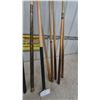 Image 3 : Assorted Pool Cues: Wood Pool Cues, ) Carved Wood Pool Cue