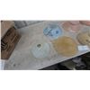 Image 2 : Assorted Glass Light Shades: Ribbed and Decorated Glass Shades