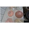 Image 4 : Assorted Glass Light Shades: Ribbed and Decorated Glass Shades