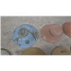 Image 6 : Assorted Glass Light Shades: Ribbed and Decorated Glass Shades