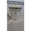 Image 2 : Imperial 4 Gallon Crock with Lid and Small 1 gal.Crock
