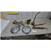 Image 1 : Vintage Ford Motor Company Hubcaps, Funnels, Oil Cans, and Grease Guns