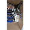 Image 11 : Assorted Hardware: Bolts, Nuts, Washers, Screws, and More in Blue Bins. 3 boxes full
