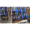 Image 3 : Assorted Hardware: Bolts, Nuts, Washers, Screws, and More in Blue Bins. 3 boxes full