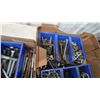 Image 5 : Assorted Hardware: Bolts, Nuts, Washers, Screws, and More in Blue Bins. 3 boxes full