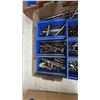 Image 6 : Assorted Hardware: Bolts, Nuts, Washers, Screws, and More in Blue Bins. 3 boxes full