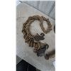 Image 3 : Wooden nail keg, Rope and Pulley System, and Brass Fireplace Tools