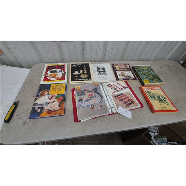 A Guide to Metal Toys, Dolls' Clothes Pattern Book, Aladdin Lamps, Catalogs. Of the past