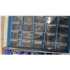 Image 7 : Assorted Hardware: Blue Bins of Fasteners, Washers, Clamps, Brackets, and More. 3 boxes full