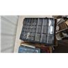 Image 9 : Assorted Hardware: Blue Bins of Fasteners, Washers, Clamps, Brackets, and More. 3 boxes full