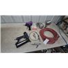Image 1 : Air Compressor Tools: Sand Blaster, Brad Nailer, Paint Sprayers, Air Hose, and blowers