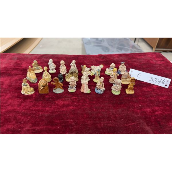 Complete Set Wade Whimsies Nursery Rhyme Figurines, 24