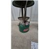 Image 3 : Two Coleman Model 220F Lanterns, Green, with Red and White Dials, no glass