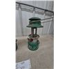 Image 4 : Two Coleman Model 220F Lanterns, Green, with Red and White Dials, no glass