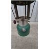 Image 5 : Two Coleman Model 220F Lanterns, Green, with Red and White Dials, no glass