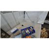 Image 9 : Two Multi-Drawer Small Parts Organizers, Clear Plastic Bins, and Assorted Hardware