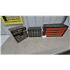Image 1 : Three Multi-Drawer Small Parts Organizers with Hardware, Fasteners